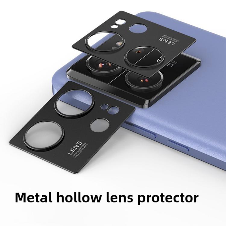 For Xiaomi 14T Pro Kalebol Metal Hollow Lens Protection Ring