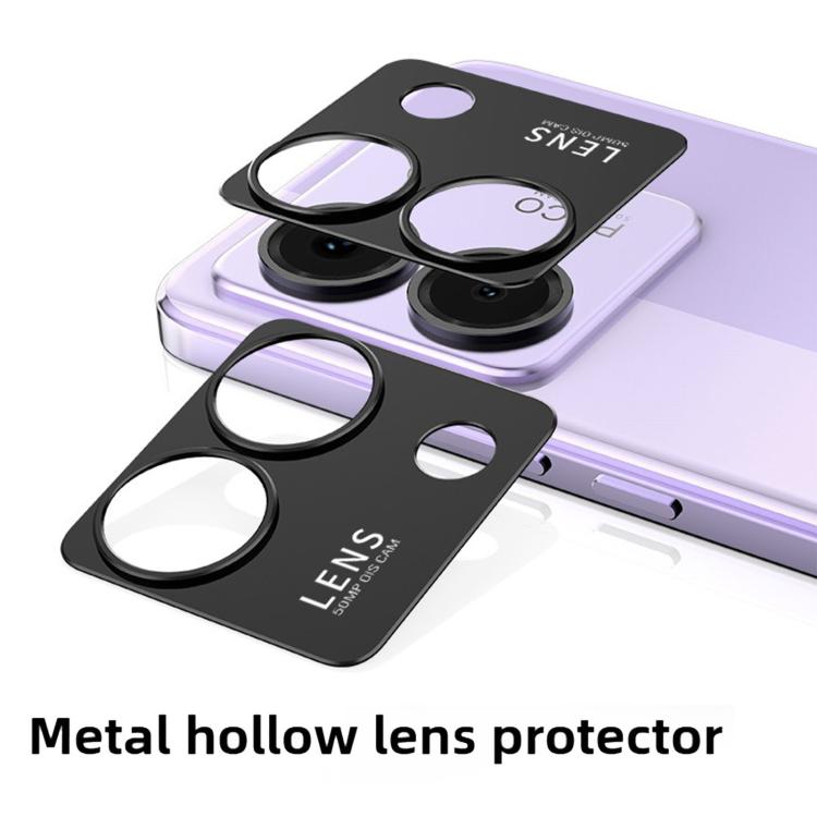 For Xiaomi Poco M7 4G Kalebol Metal Hollow Lens Protection Ring