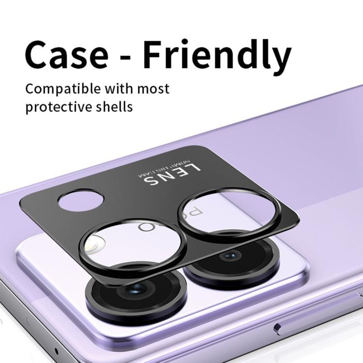 For Xiaomi Poco M7 4G Kalebol Metal Hollow Lens Protection Ring