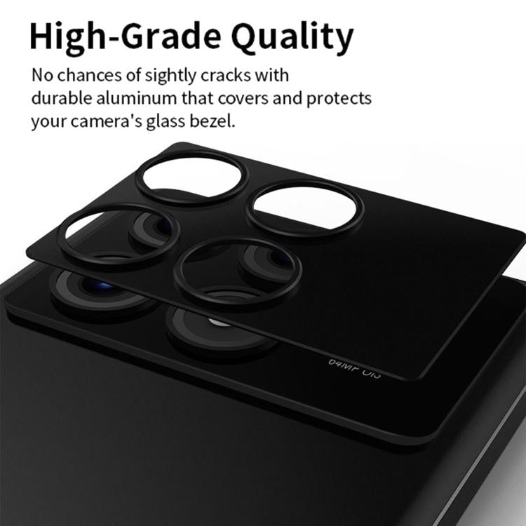 For Xiaomi Poco X6 Kalebol Metal Hollow Lens Protection Ring