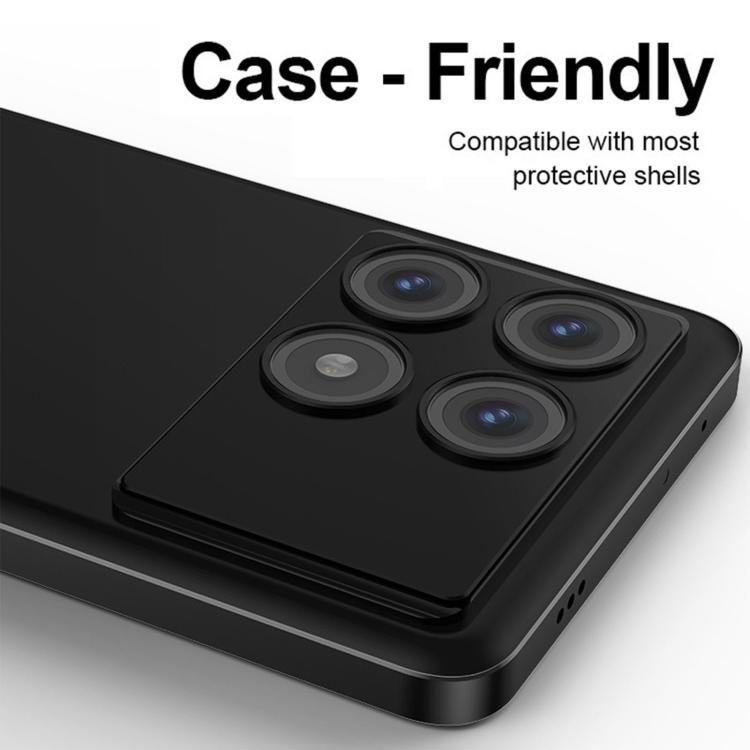 For Xiaomi Poco X6 Pro Kalebol Metal Hollow Lens Protection Ring