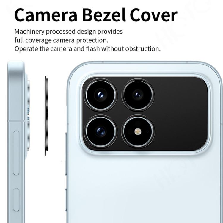 For Redmi K90 Pro Max / Xiaomi Poco F8 Ultra Kalebol Metal Hollow Lens Protection Ring