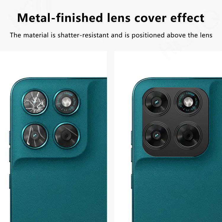 For Motorola Moto G67 5G Kalebol Metal Hollow Lens Protection Ring