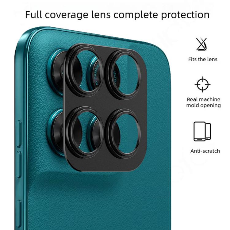 For Motorola Moto G67 5G Kalebol Metal Hollow Lens Protection Ring