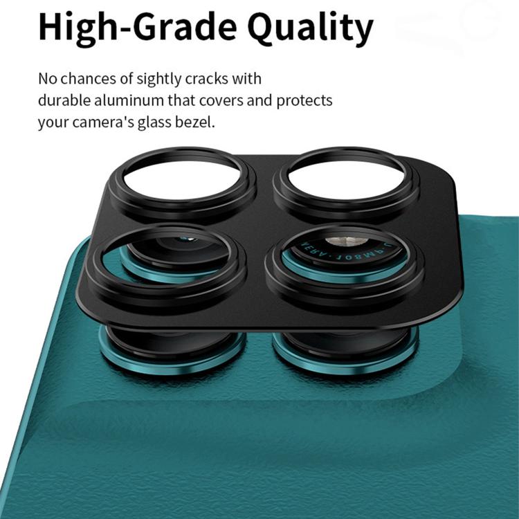 For Motorola Moto G77 5G Kalebol Metal Hollow Lens Protection Ring