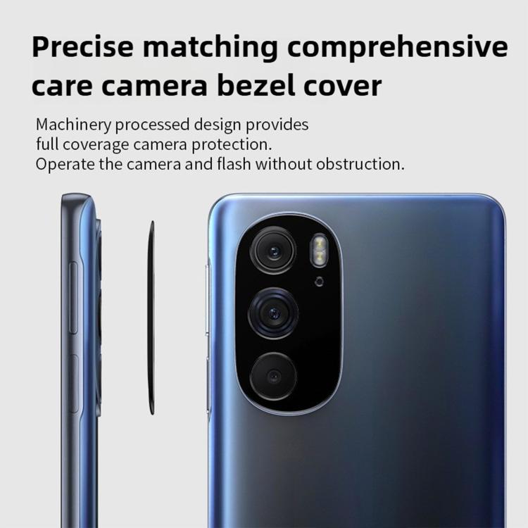 For Motorola Moto G85 Kalebol Metal Hollow Lens Protection Ring