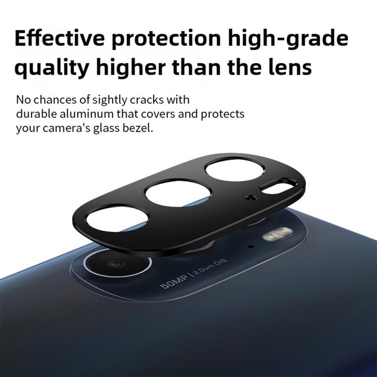For Motorola Edge 30 Pro Kalebol Metal Hollow Lens Protection Ring