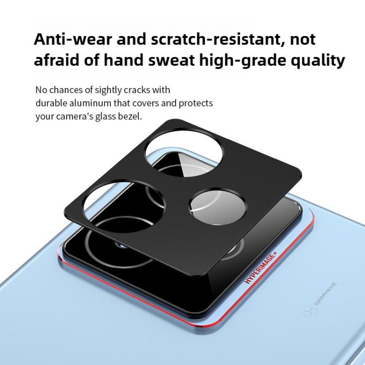 For Realme 12 Pro 5G Kalebol Metal Hollow Lens Protection Ring