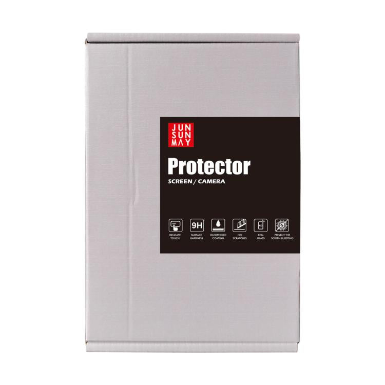 For iPhone 16 JUNSUNMAY 25pcs Anti-Blue Light Clear Tempered Glass Film