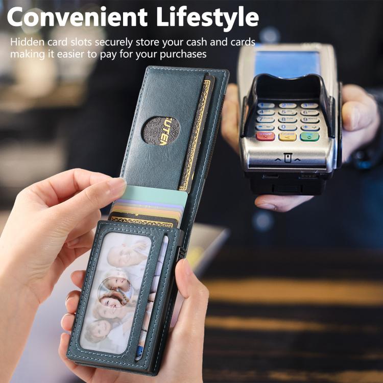 The Suteni oil wax pattern button automatically pops out the elastic band card box