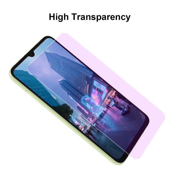 For Redmi 14C JUNSUNMAY 25pcs Anti-Blue Light Clear Tempered Glass Film
