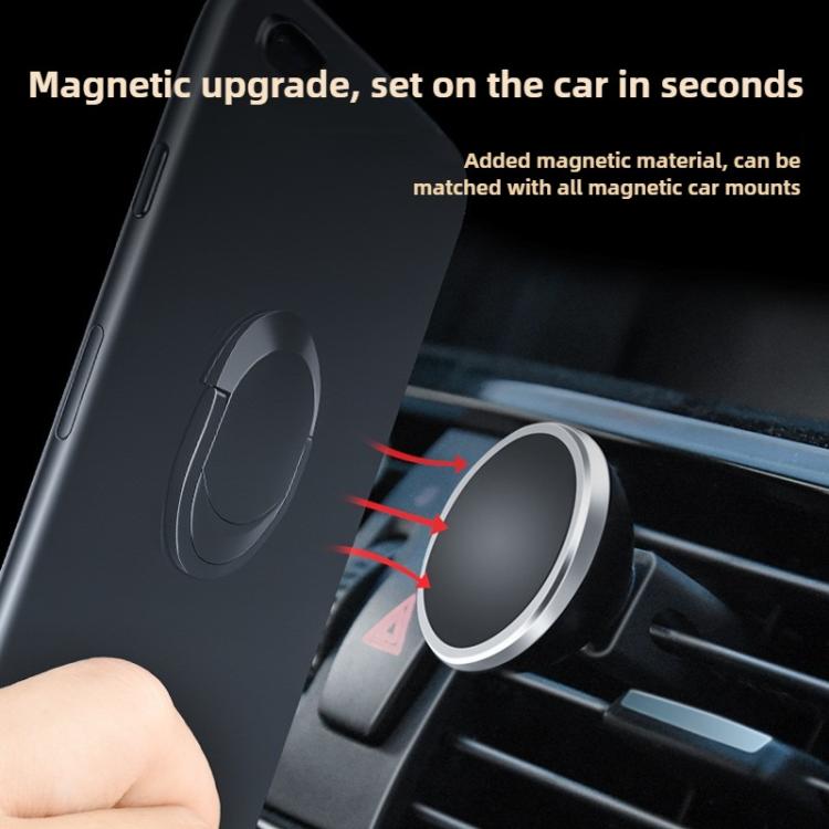 Carabiner Stick-On Metal Cell Magnetic Finger Ring Phone Holder