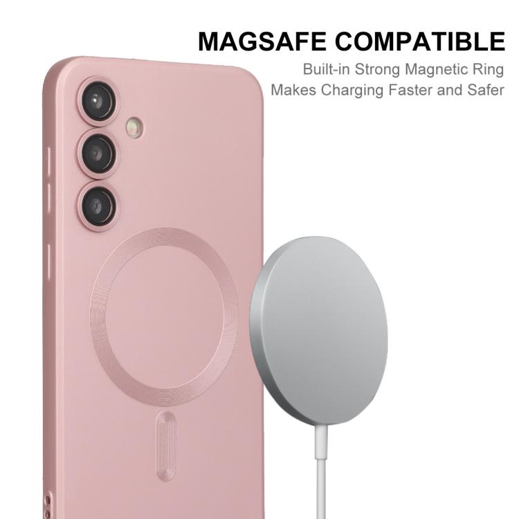 For Samsung Galaxy A54 ENKAY MagSafe Matte TPU Phone Case with Lens Film