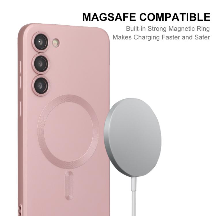 For Samsung Galaxy S23 5G ENKAY MagSafe Matte TPU Phone Case with Lens Film