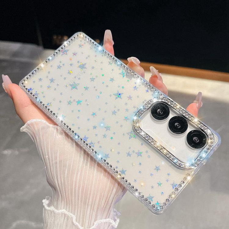 For Samsung Galaxy S26+ 5G Rhinestone Glitter TPU 4-corners Anti-fall Phone Case