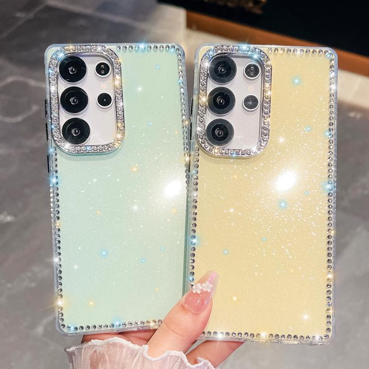 For Samsung Galaxy S26+ 5G Rhinestone Glitter TPU 4-corners Anti-fall Phone Case