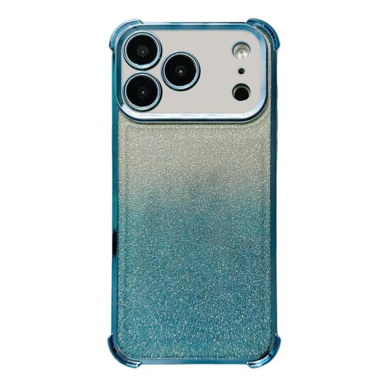 For iPhone 17 Pro Max Electrpolated Glitter Four-corner Shockproof Space TPU Phone Case