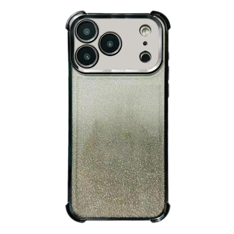 For iPhone 17 Pro Max Electrpolated Glitter Four-corner Shockproof Space TPU Phone Case