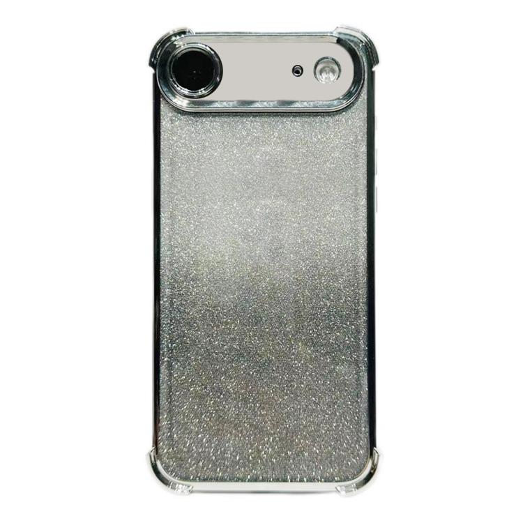 For iPhone Air Electrpolated Glitter Four-corner Shockproof Space TPU Phone Case