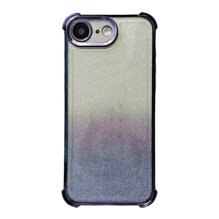 For iPhone 17e / 16e Electrpolated Glitter Four-corner Shockproof Space TPU Phone Case