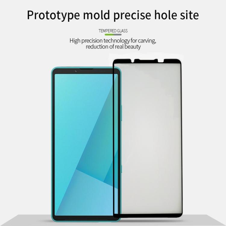 For Sony Xperia 10 VII MOFI 9H 3D Explosion-proof Curved Screen Tempered Glass Film - Black