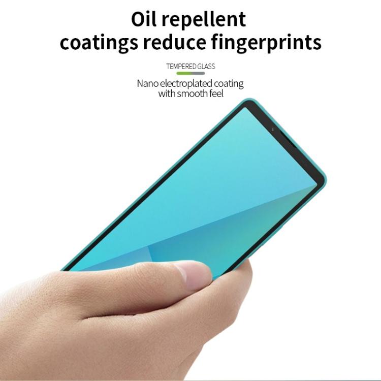 For Sony Xperia 10 VII MOFI 9H 3D Explosion-proof Curved Screen Tempered Glass Film - Black
