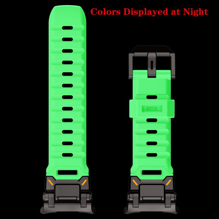 For Samsung Galaxy Watch Ultra 47mm / Ultra 2025 Explorer Metal Head Fluororubber Watch Band