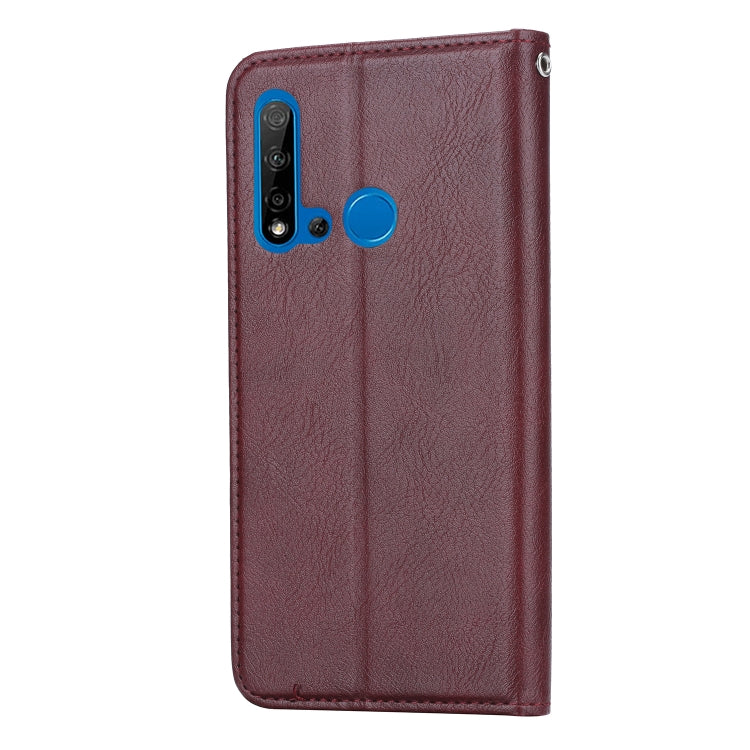 Knead Skin Texture Horizontal Flip Leather Case for Huawei P20 lite 2019, with Photo Frame & Holder & Card Slots & Wallet