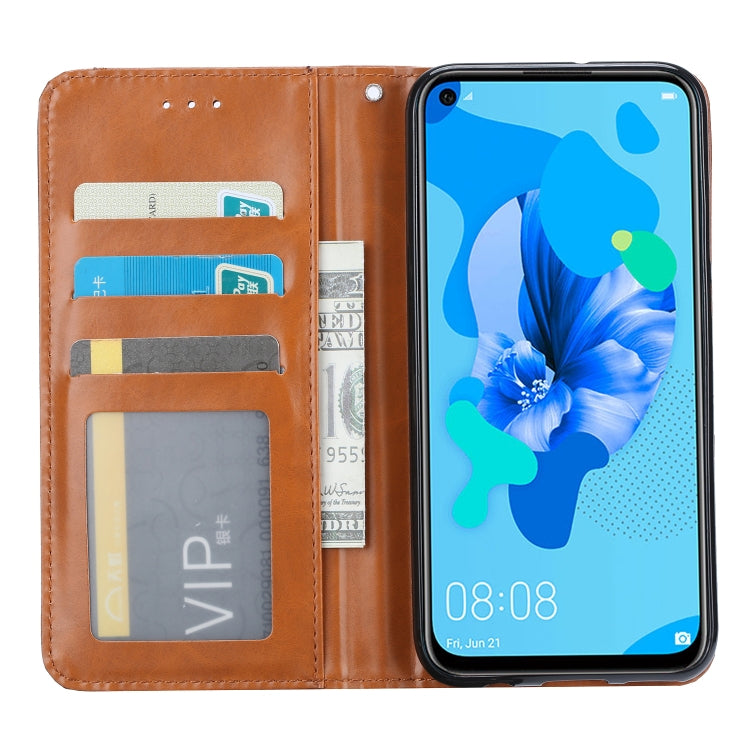 Knead Skin Texture Horizontal Flip Leather Case for Huawei P20 lite 2019, with Photo Frame & Holder & Card Slots & Wallet