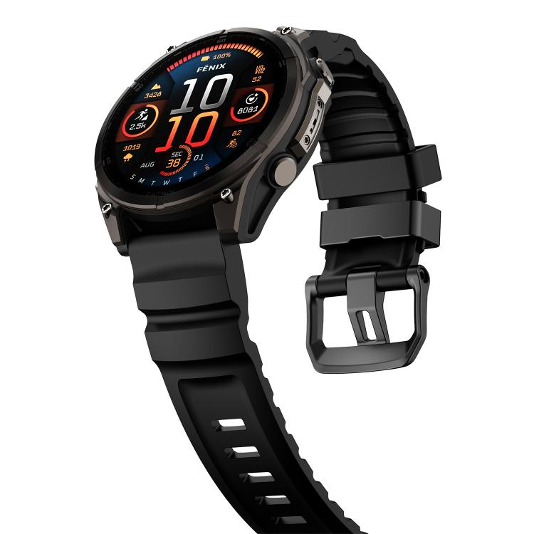 For Gamin 26mm Wild Trail Sport Silicone Watch Band