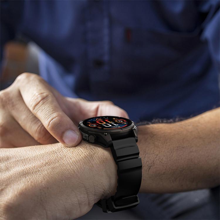 For Gamin 26mm Wild Trail Sport Silicone Watch Band