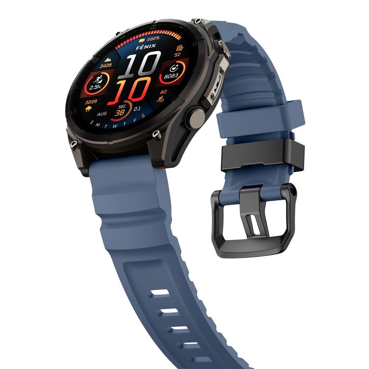 For Gamin 26mm Wild Trail Sport Silicone Watch Band