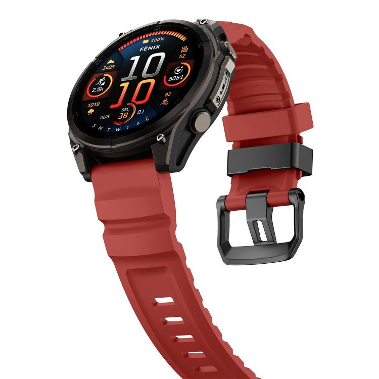 For Gamin 26mm Wild Trail Sport Silicone Watch Band