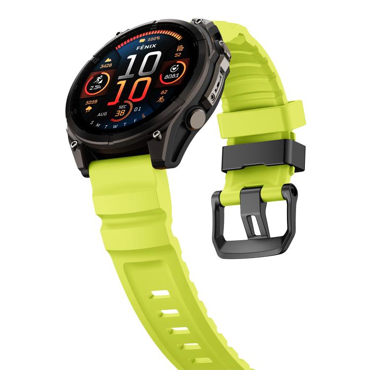 For Gamin 26mm Wild Trail Sport Silicone Watch Band