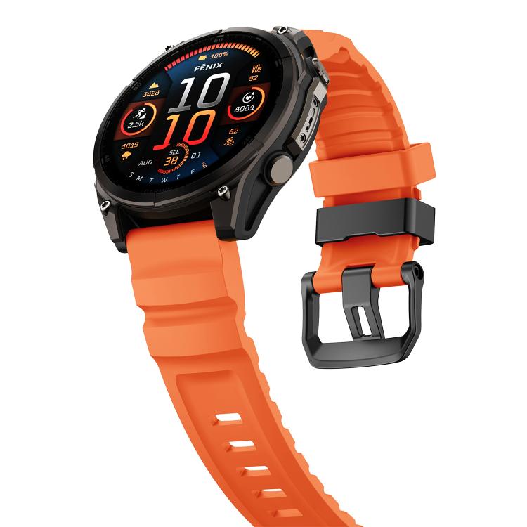 For Gamin 26mm Wild Trail Sport Silicone Watch Band