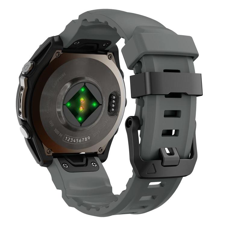 For Gamin 26mm Wild Trail Sport Silicone Watch Band