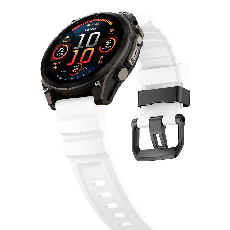 For Gamin 22mm Wild Trail Sport Silicone Watch Band