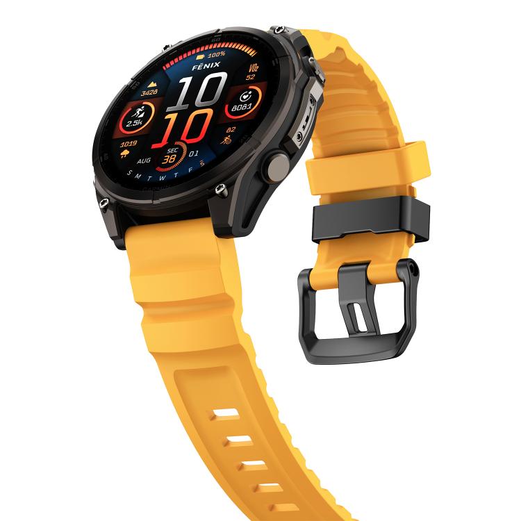 For Gamin 22mm Wild Trail Sport Silicone Watch Band