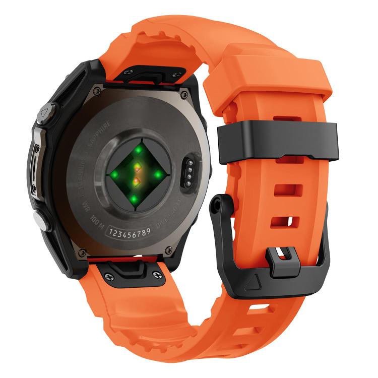 For Gamin 22mm Wild Trail Sport Silicone Watch Band