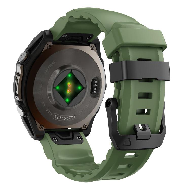 For Gamin 22mm Wild Trail Sport Silicone Watch Band