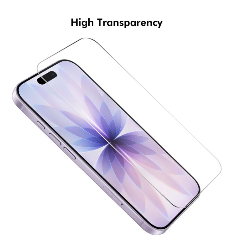 For iPhone 17 JUNSUNMAY 25pcs Thickened Glue No White Edge Screen Tempered Glass Film