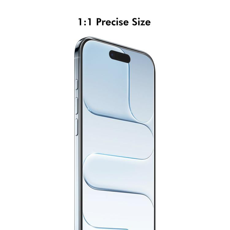For iPhone Air JUNSUNMAY 25pcs Thickened Glue No White Edge Screen Tempered Glass Film