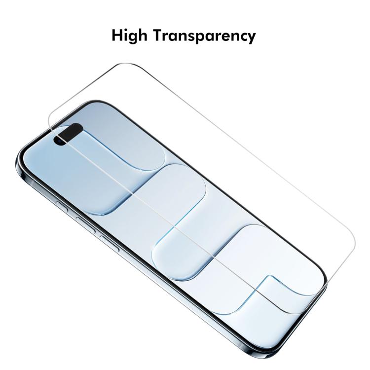 For iPhone Air JUNSUNMAY 25pcs Thickened Glue No White Edge Screen Tempered Glass Film