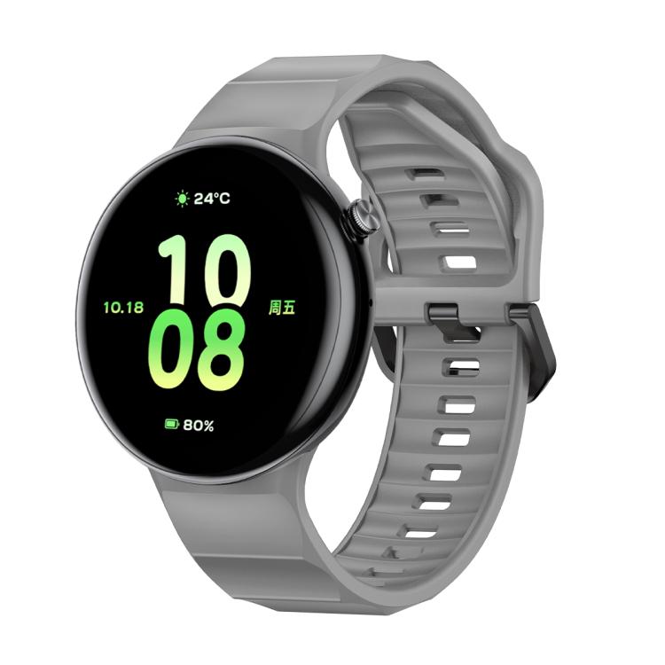 For Honor Watch Fit Black Buckle Single Color Silicone Watch Band
