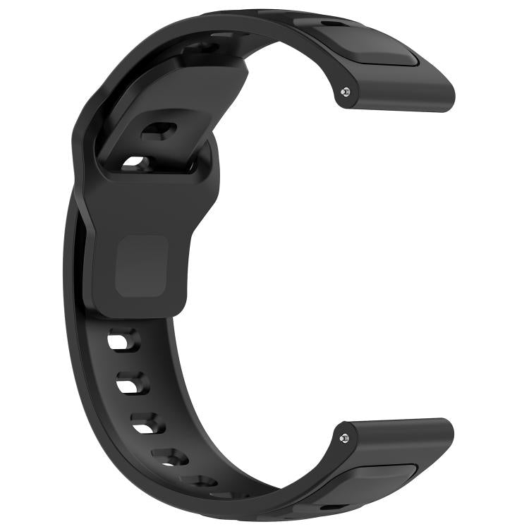20mm Reverse Buckle Two Color Silicone Watch Band