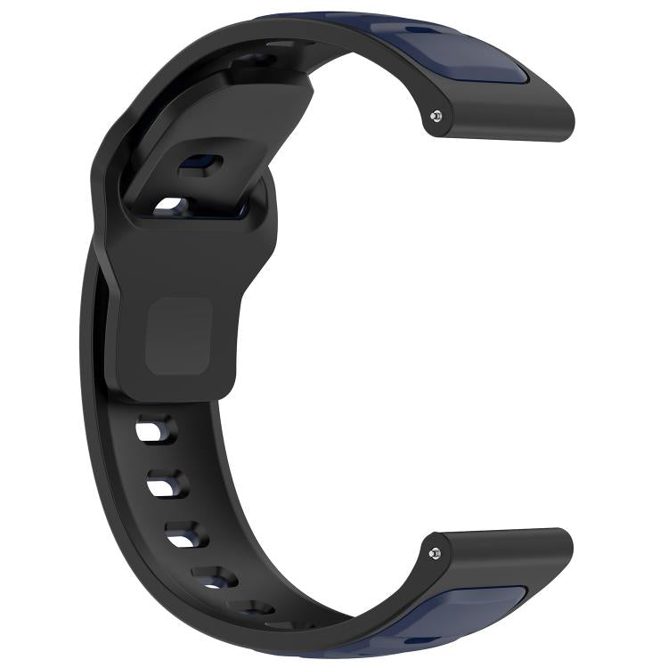 20mm Reverse Buckle Two Color Silicone Watch Band