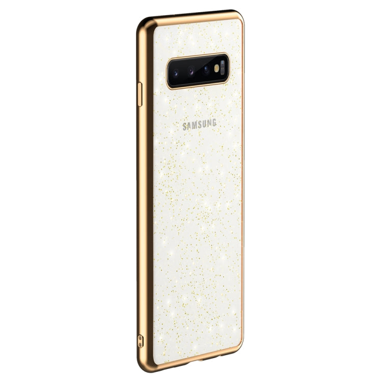 SULADA Shine Series Drop-proof TPU+ Plating Powder Protective Case for Galaxy S10