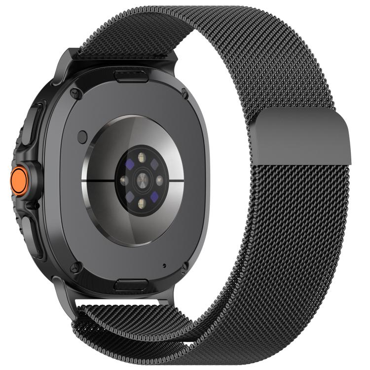 For Samsung Galaxy Watch8 / Watch8 Classic Milan Magnetic Stainless Steel Watch Band - Titanium Gray