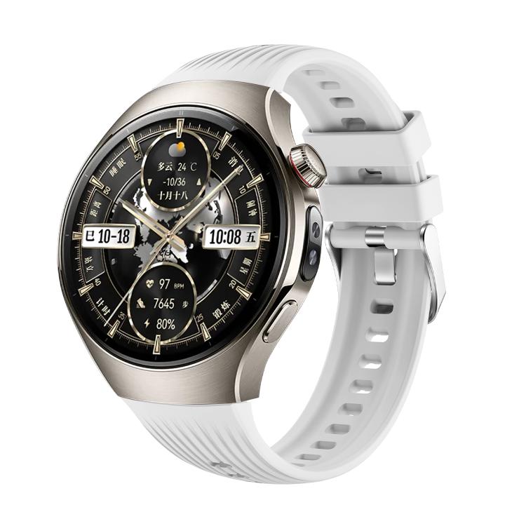 For Huawei Watch 5 46mm Vertical Silicone Watch Band