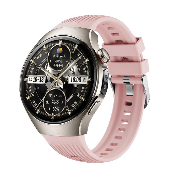 For Huawei Watch 5 46mm Vertical Silicone Watch Band